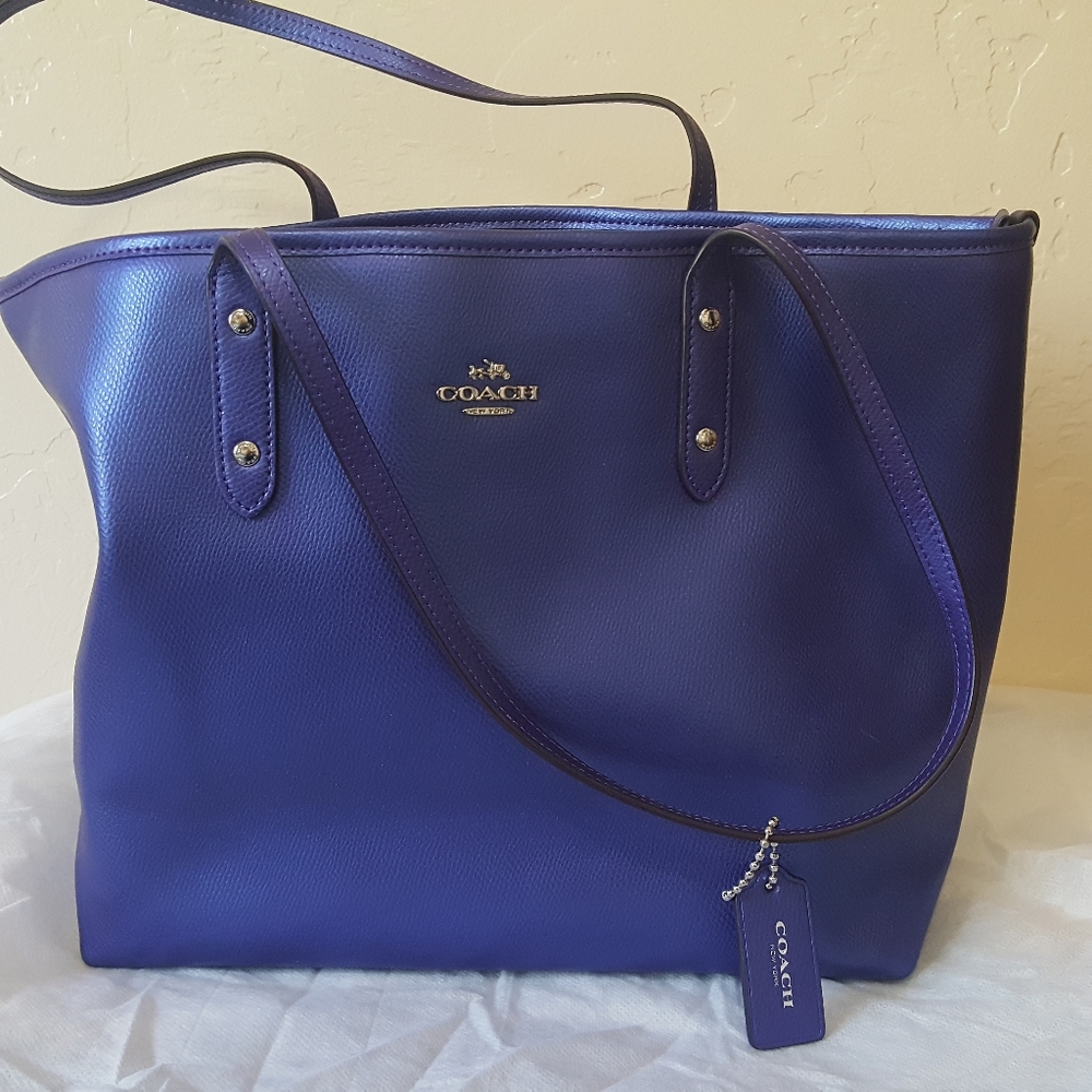 Coach iridescent tote